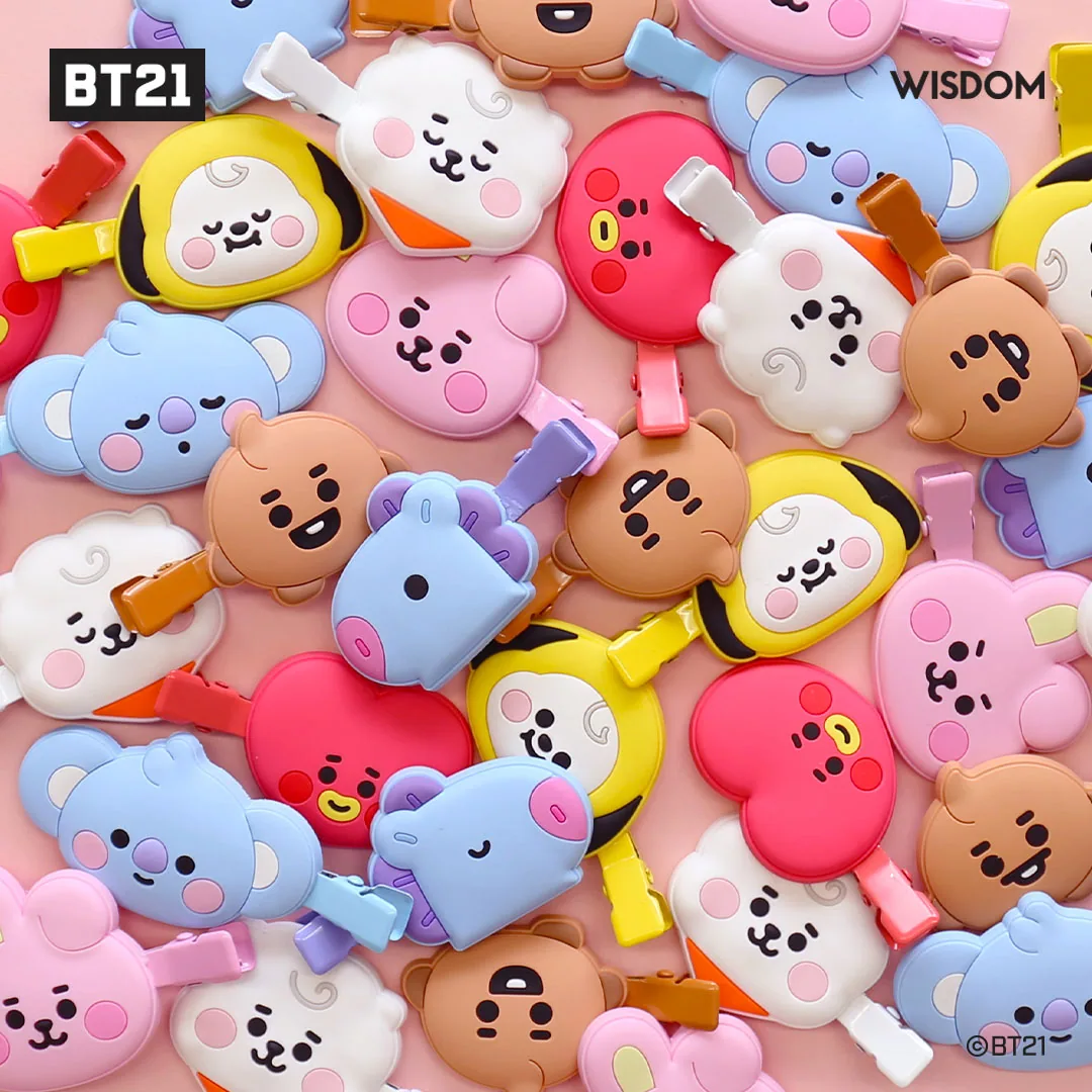BT21 HAIR CLIP OEM 제작 사례