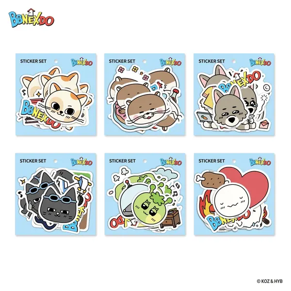 BBNEXDO STICKER SET OEM 제작 사례