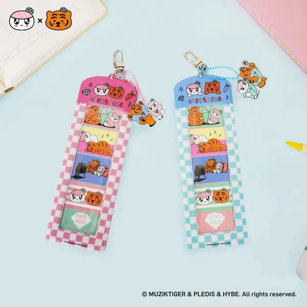 BONGBONGEE x MUZIKTIGER 4CUT PHOTO KEYRING OEM 제작 사례