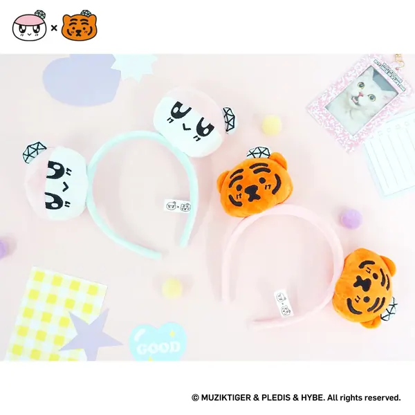 BONGBONGEE x MUZIKTIGER HAIR BAND OEM 제작 사례