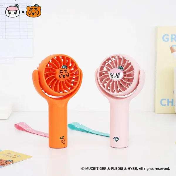 BONGBONGEE x MUZIKTIGER MINI HANDY FAN OEM 제작 사례