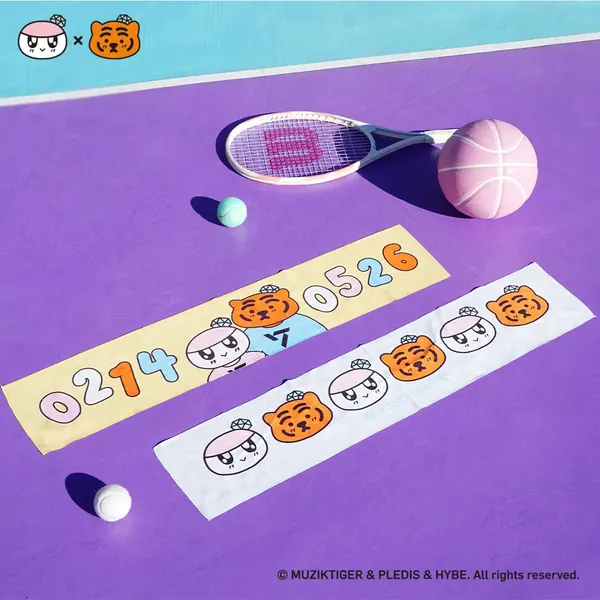 BONGBONGEE x MUZIKTIGER SPORTS TOWEL OEM 제작 사례