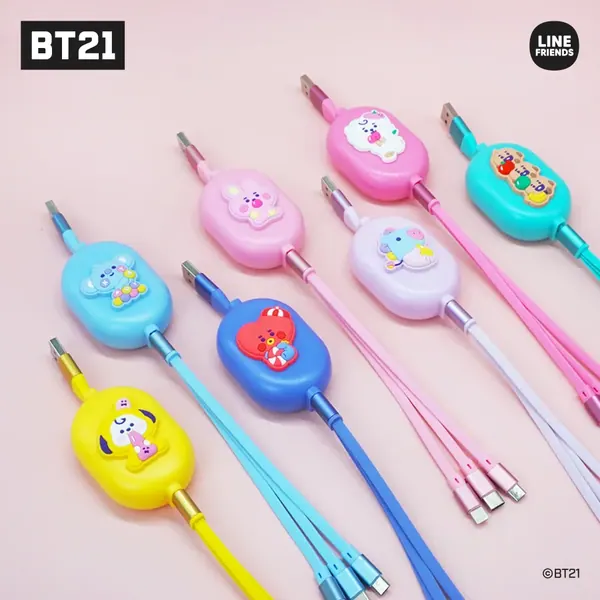 BT21 3IN1 CABLE OEM 제작 사례