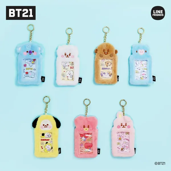 BT21 DOLL PHOTO CARD KEYHOLDER OEM 제작 사례