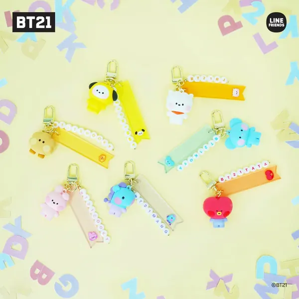 BT21 STRAP FIGURE KEYRING OEM 제작 사례