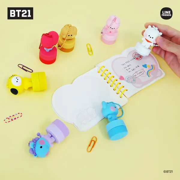 BT21 MININI FIGURE STAMP OEM 제작 사례