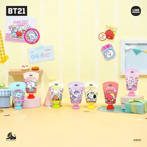 BT21 HAND CREAM OEM 제작 사례
