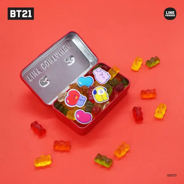 BT21 JELLY ACRYLIC PIN BADGE OEM 제작 사례