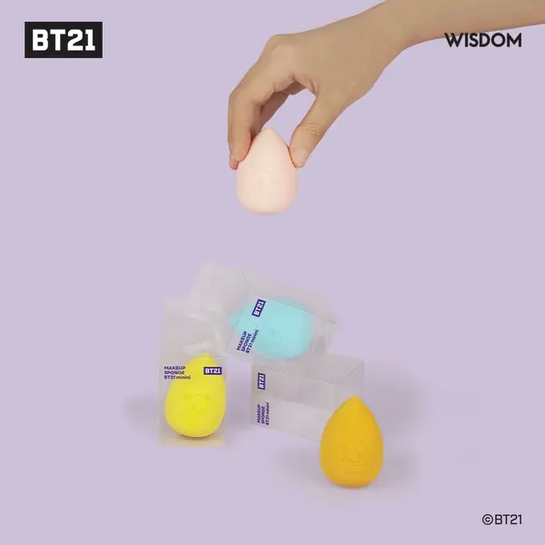 BT21 MAKE-UP SPONGE OEM 제작 사례