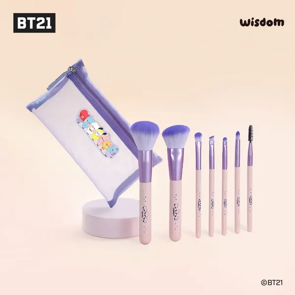BT21 MAKEUP BRUSH SET OEM 제작 사례