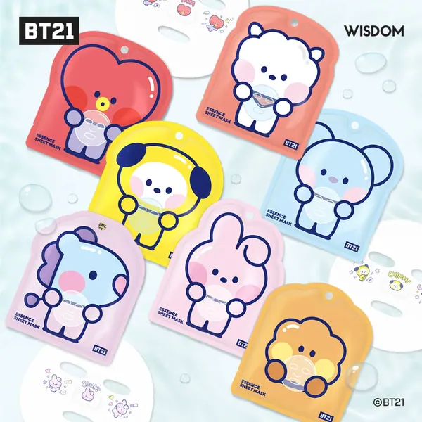 BT21 SHEET MASK OEM 제작 사례
