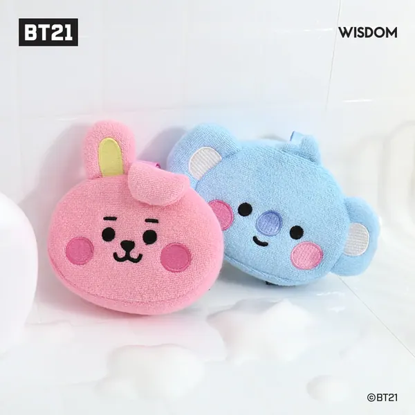 BT21 SHOWER SPONGE OEM 제작 사례
