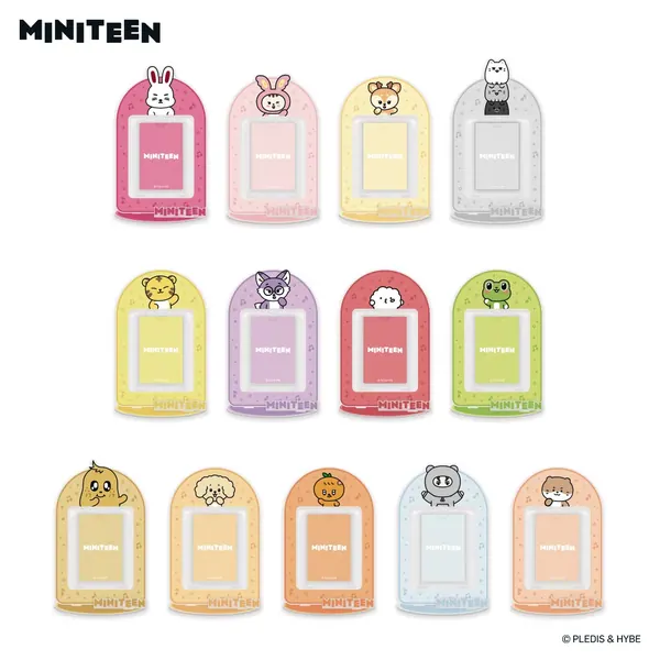 MINITEEN ACRYLIC PHOTO CARD STAND OEM 제작 사례