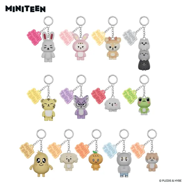 MINITEEN FIGURE KEYRING OEM 제작 사례