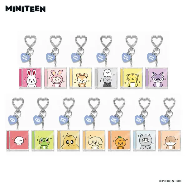 MINITEEN MINI CD KEYRING OEM 제작 사례