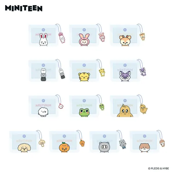 MINITEEN PVC TRANSPARENT STORAGE POUCH OEM 제작 사례