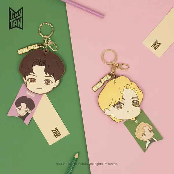 Tiny TAN MIRROR KEYRING OEM 제작 사례