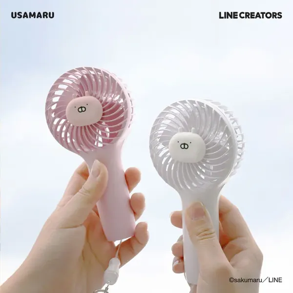 USAMARU HANDY FAN OEM 제작 사례